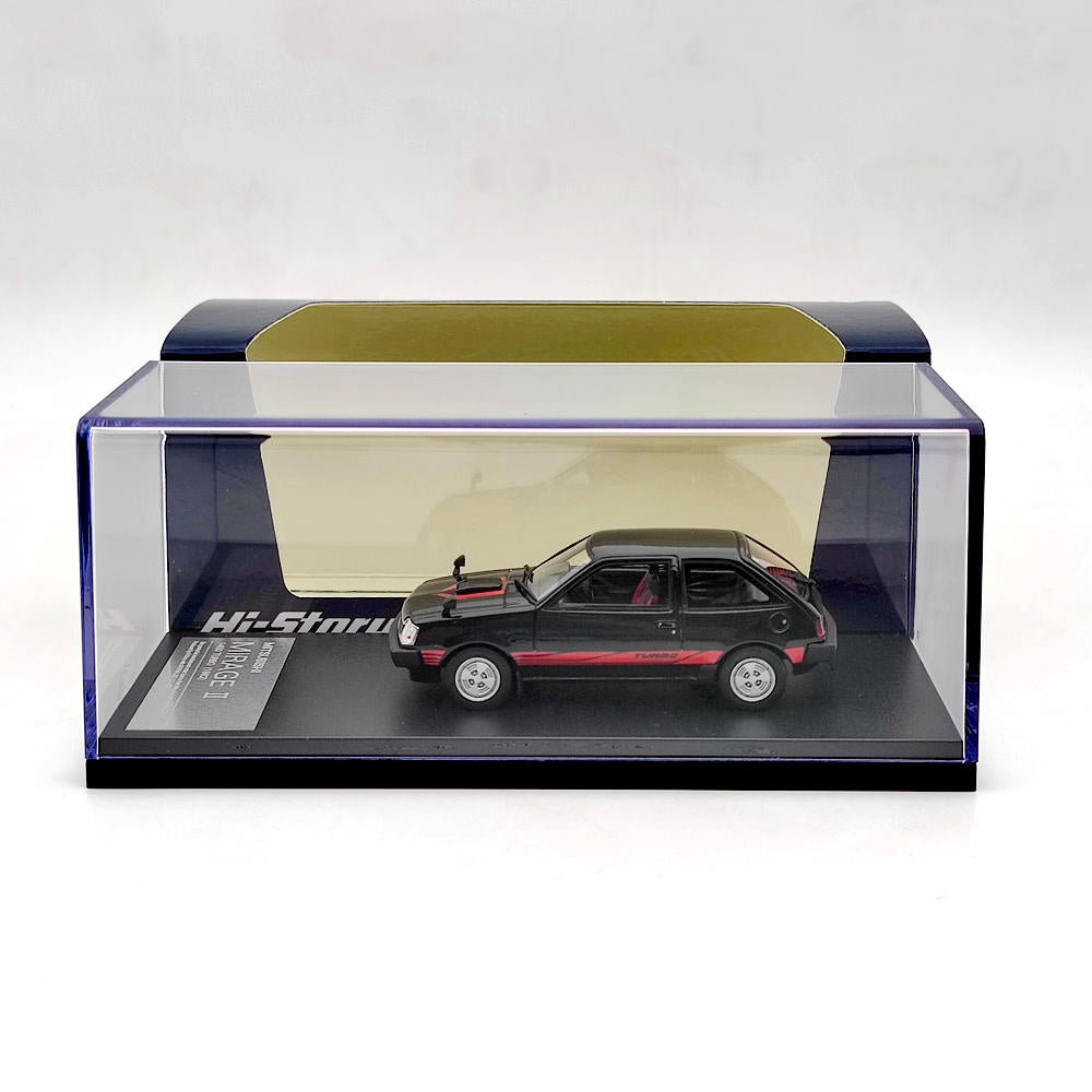 1/43 Scale Mitsubishi Mirage II 1400 Turbo 1982 HS302 Resin Diecast Model Car - Collector's Edition for Display & Racing Enthusiasts