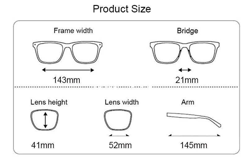 Unisex Full Rim Oval Square Titanium Acetate Eyeglasses Frame 48181 - Lightweight Durable Glasses for Men & Women - Perfect for Reading, Work, and Everyday Wear