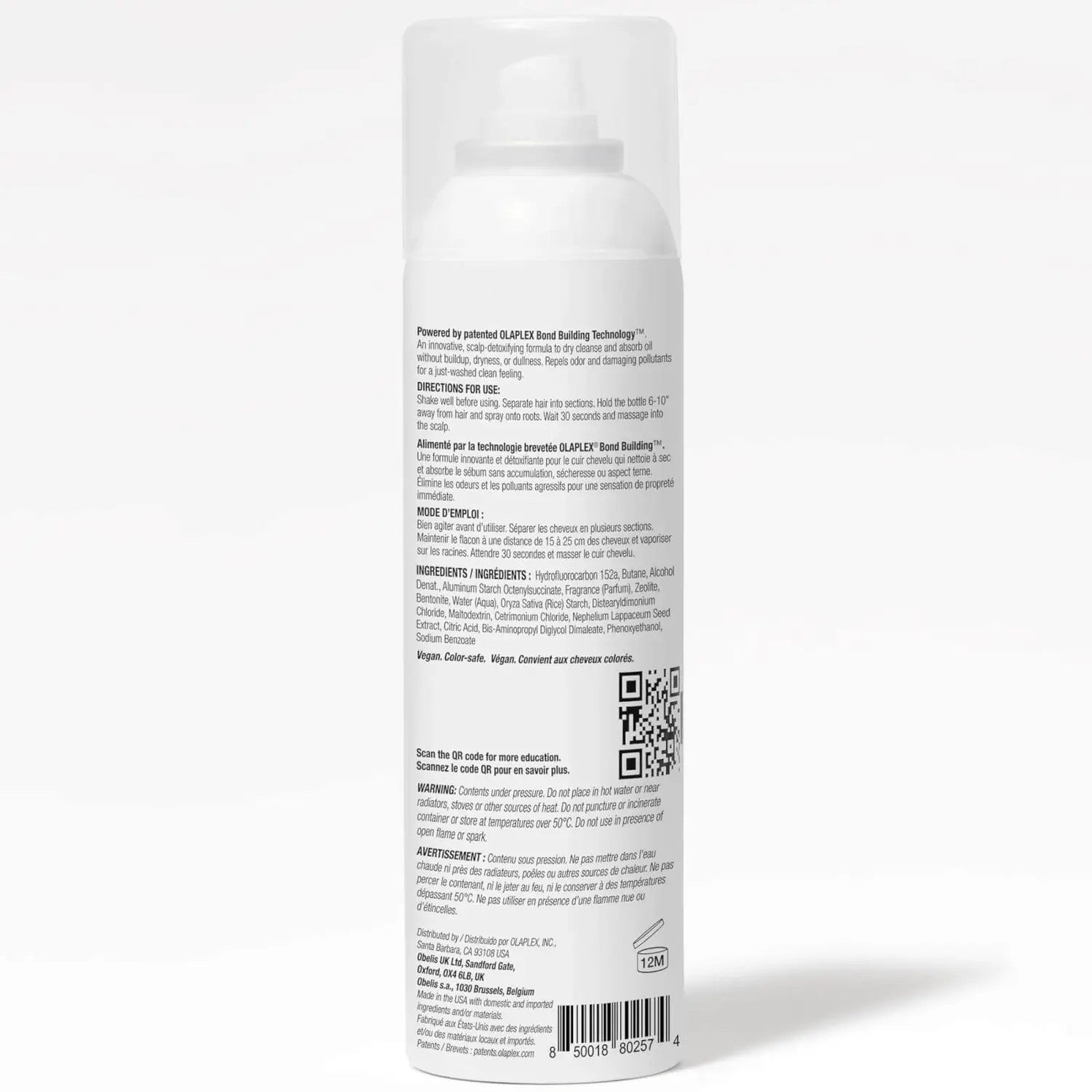 No. 4D Clean Volume Detox Dry Shampoo for Oily Hair - 6.3 oz/178g - Refreshes Hair Instantly Between Washes, Perfect for Travel & Gym