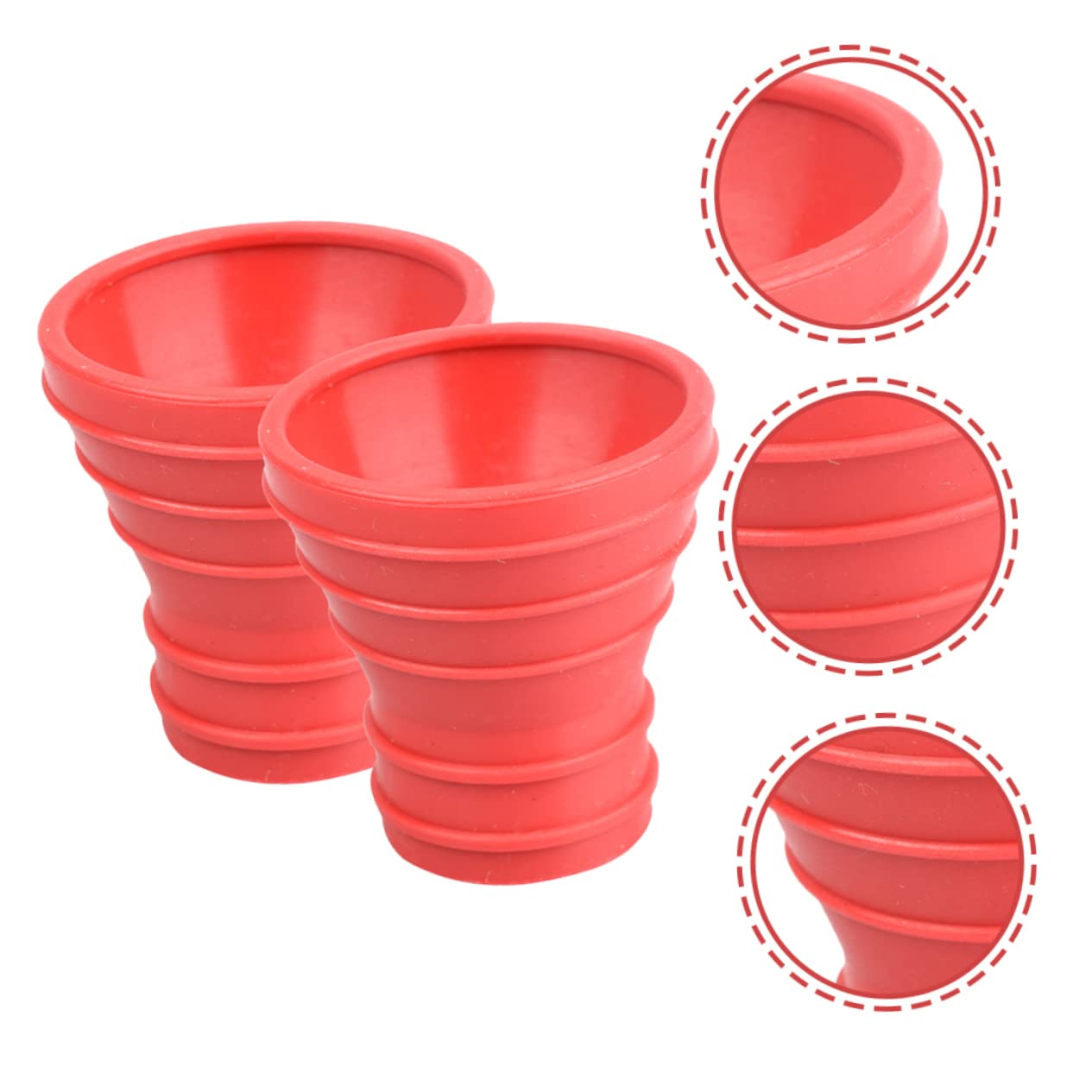 4 Pcs Golf Ball Picker - Mini Compact Suction Cup Retriever Tool, Reusable Golf Ball Collector for Practice & Training | Perfect for Driving Range, Backyard & Course Use
