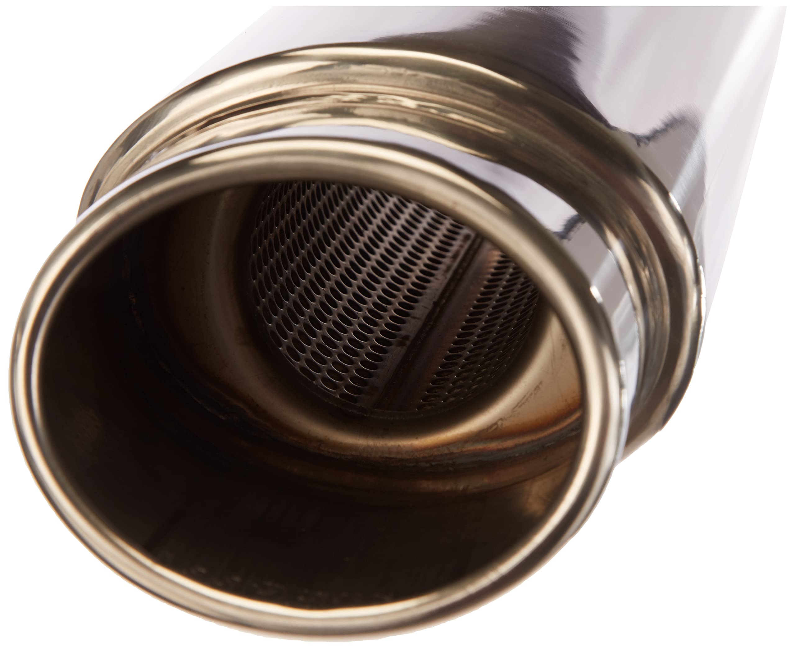 Sumex Pan8000 Stainless Steel Exhaust Terminal - 61 x 440mm Oval Shape for Car & Truck Exhaust Systems - Durable Automotive Exhaust Pipe Tip Upgrade