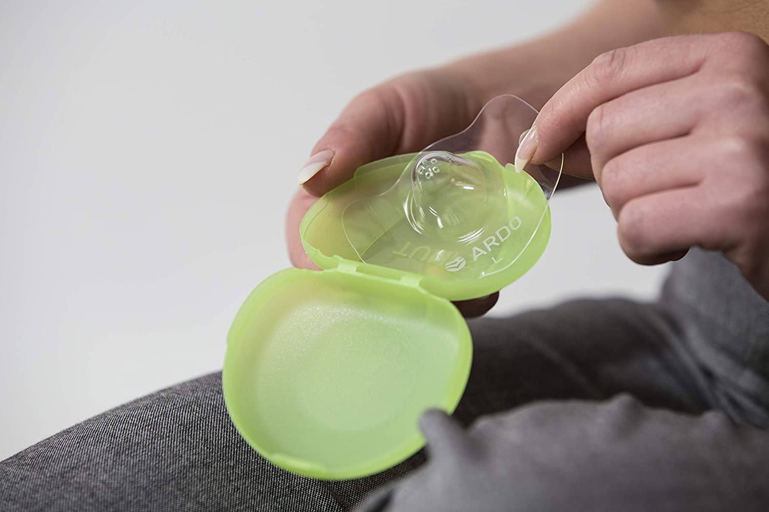 BPA-Free Soft Silicone Breastfeeding Nipple Shields with Storage Case - Ardo Tulips Nursing Essentials for Comfortable & Pain-Free Feeding (Small) | Perfect for Sensitive Nipples, Postpartum Recovery & Working Moms