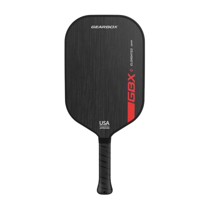 Premium Gearbox GBX Raw Carbon Pickleball Paddle - 8.5 oz Lightweight Performance Paddle for Tournament Play | Demo & Rental Available | Perfect for Competitive Matches & Outdoor Recreation