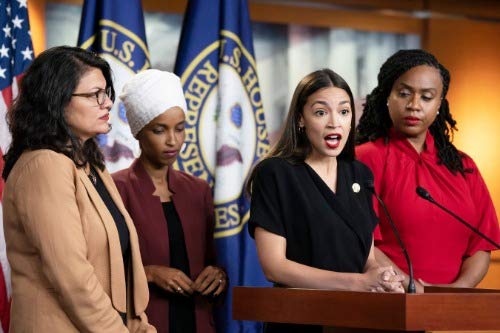 ConversationPrints SQUAD AOC Omar Pressley Tlaib Glossy Poster - Premium Political Wall Art Photo Banner for Home & Office Decor - Perfect for Democratic Supporters, Political Enthusiasts & Progressive Spaces