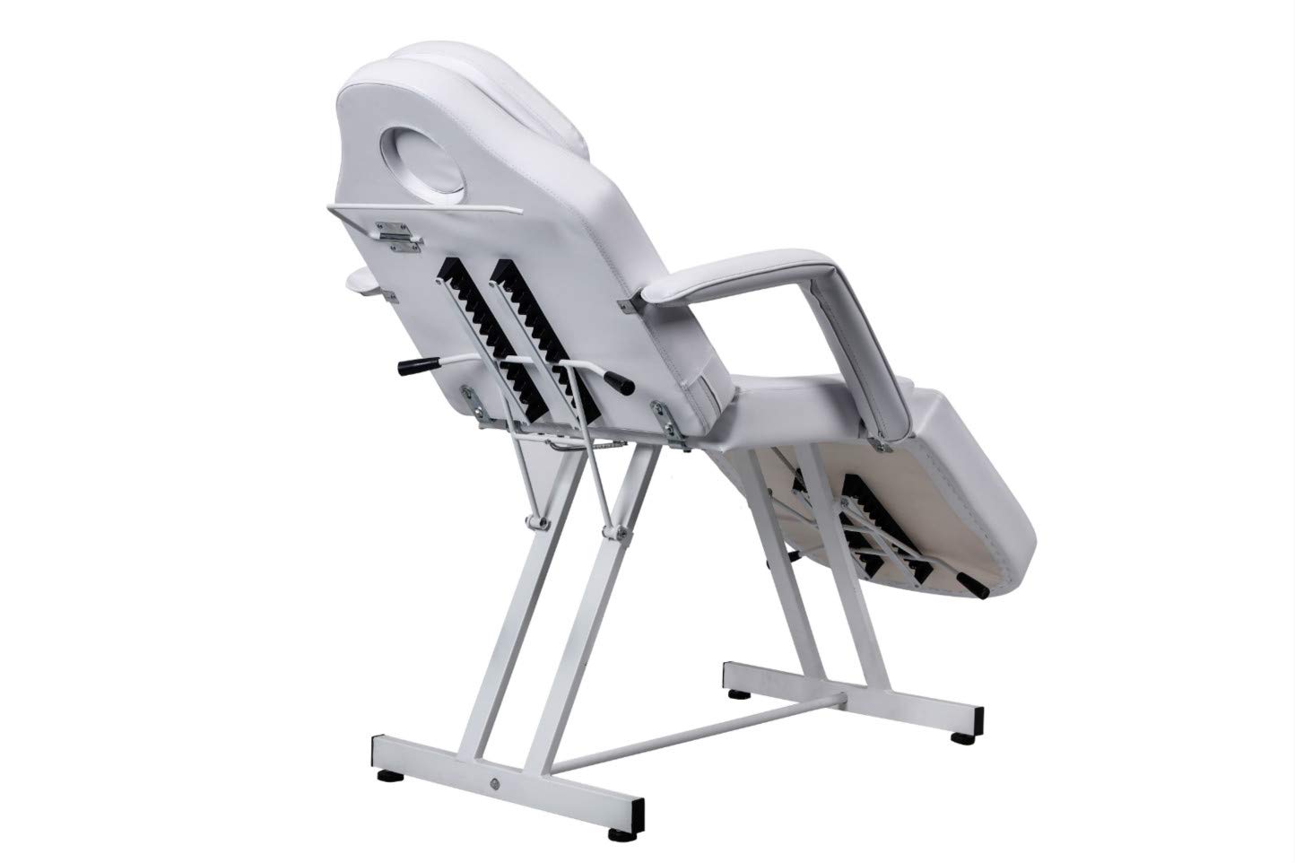 Premium White Spa Facial Massage Bed - Salon Style Multi-Function Table for Tattoo, Acupuncture & Beauty Treatments | Perfect for Professional Spas, Home Salons & Wellness Centers
