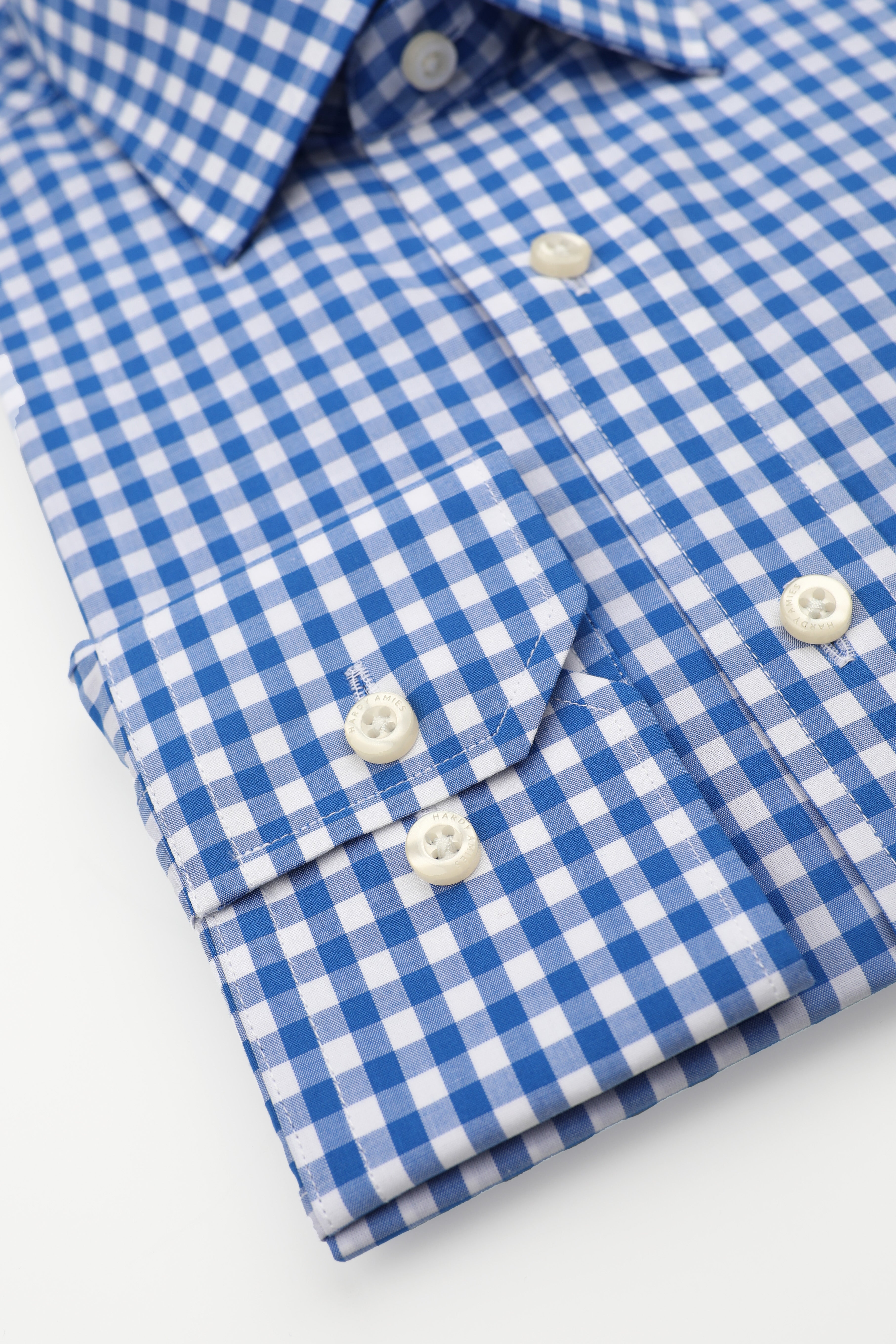 Classic Blue Checkered Button-Down Shirt for Men - Contemporary Slim Fit Casual & Business Wear - Perfect for Office, Dates & Outdoor Activities