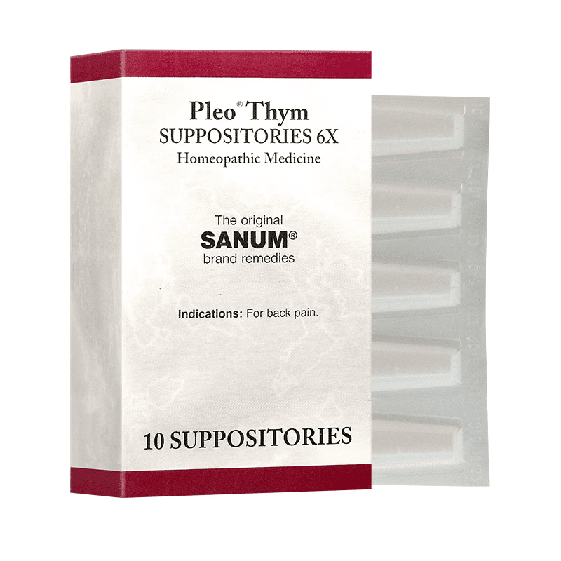 Biomed Pleo Thym (Thymokehl) 10 Suppositories - Homeopathic Immune Support for Adults & Kids | Boost Wellness During Cold & Flu Season