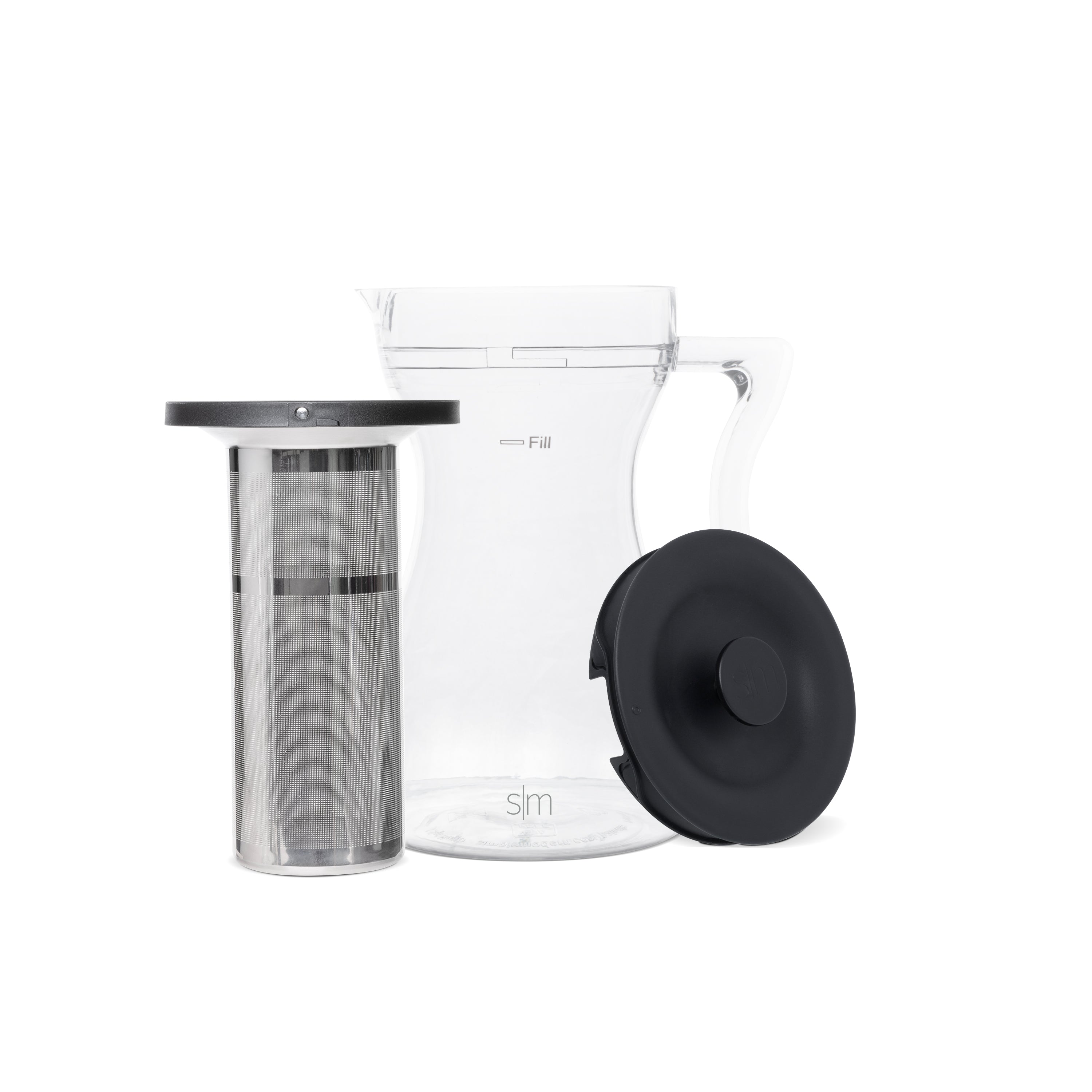 Premium Hugo Cold Brew Maker - Iced Coffee Maker with Glass Carafe & Stainless Steel Filter - Perfect for Home, Office & Outdoor Use