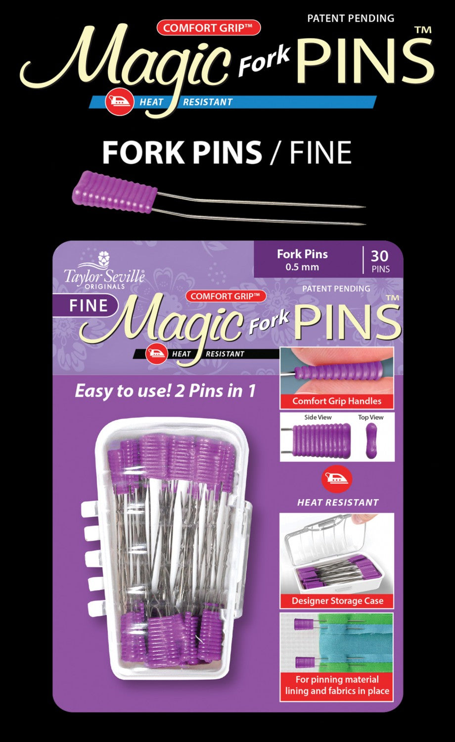 Magic Pins & Forks Set - 30 Pieces for DIY Crafts, Home Decor, and Party Supplies - Perfect for Scrapbooking, Gift Wrapping, and Event Decorations