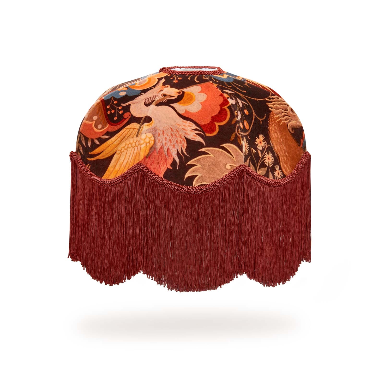 PHANTASIA Velvet Tilia Lampshade - Selenite Orange | Elegant Home Decor for Living Room, Bedroom & Office Lighting