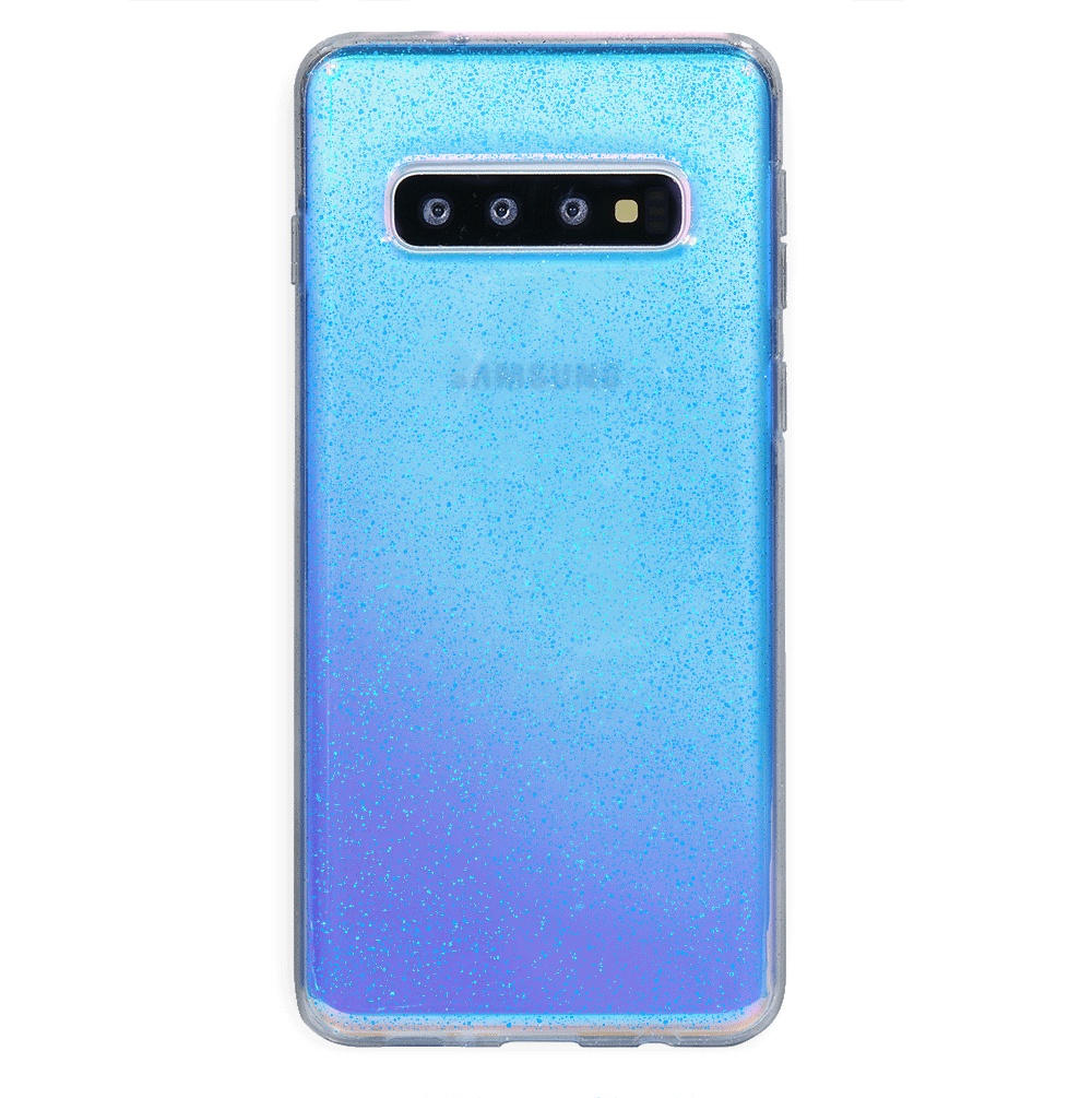 Glitter Nebula Samsung Galaxy Phone Case - Protective Cover for Galaxy S21/S20/S10 - Sparkle Glam Design for Everyday Use & Special Occasions