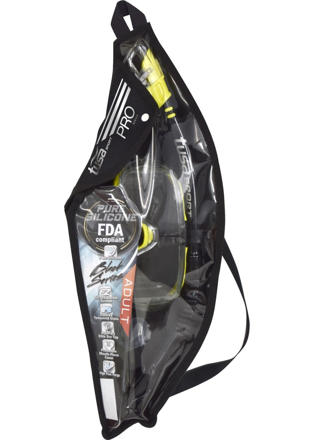 Tusa Visio Tri Ex Scuba Diving Mask & Snorkel Set - Premium Anti-Fog Snorkeling Gear for Ocean Exploration and Underwater Adventures