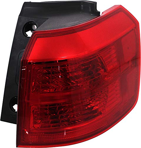 Evan Fischer Replacement Tail Light Assembly Set of 2 - Compatible with 2010-2017 GMC Terrain | CAPA Certified | Halogen with Bulbs | Driver & Passenger Side | Perfect for Night Driving & Vehicle Safety