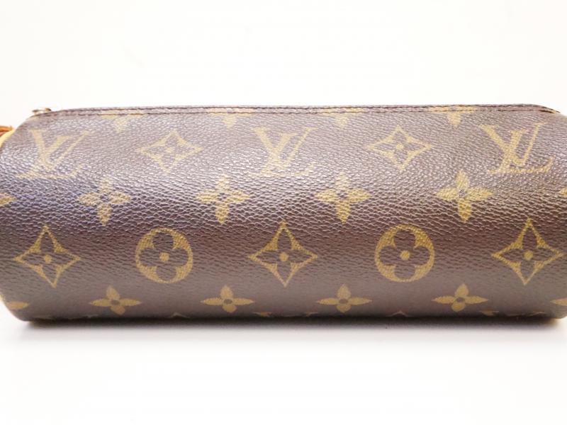 Authentic Pre-Owned Louis Vuitton Monogram Trousse Ronde Pen Case & Cosmetic Pouch Bag M47630 - Vintage Luxury Organizer for Stationery, Makeup & Travel Essentials