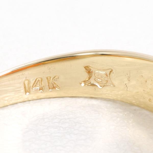 14K Yellow Gold Coral Ring for Women - Elegant Handmade Jewelry Gift for Birthday, Anniversary & Special Occasions
