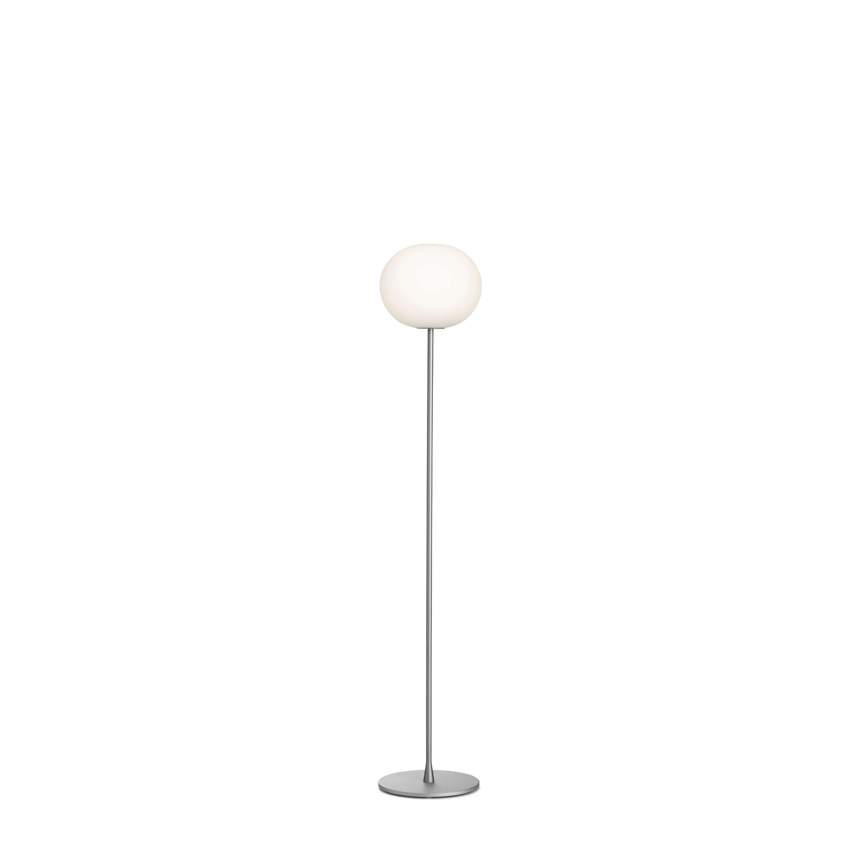 GLO BALL Modern Floor Lamp for Living Room - Adjustable LED Standing Light with Remote Control, Perfect for Bedroom, Office, and Reading Corner