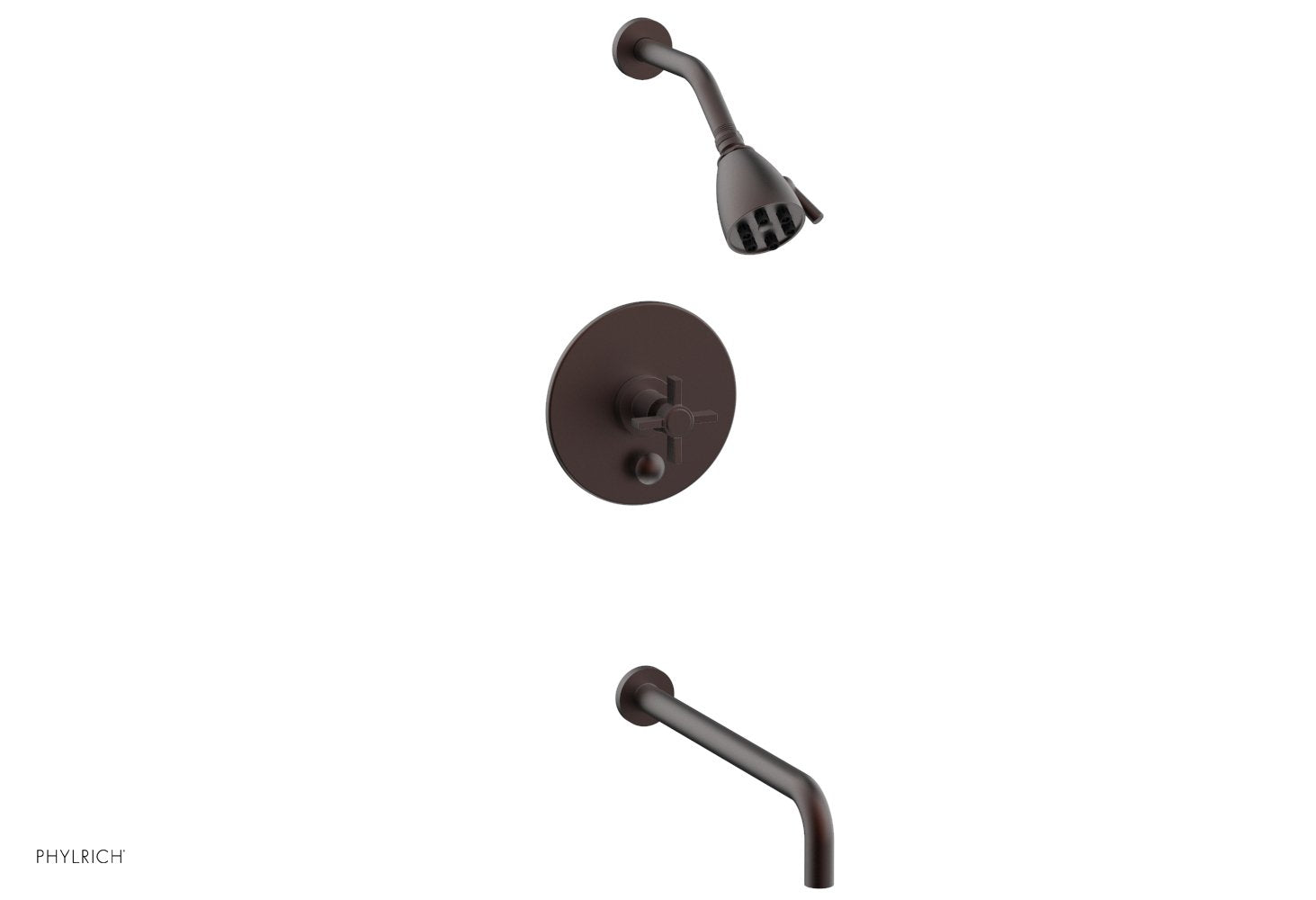 BASIC Pressure Balance Tub and Shower Faucet Set - 14