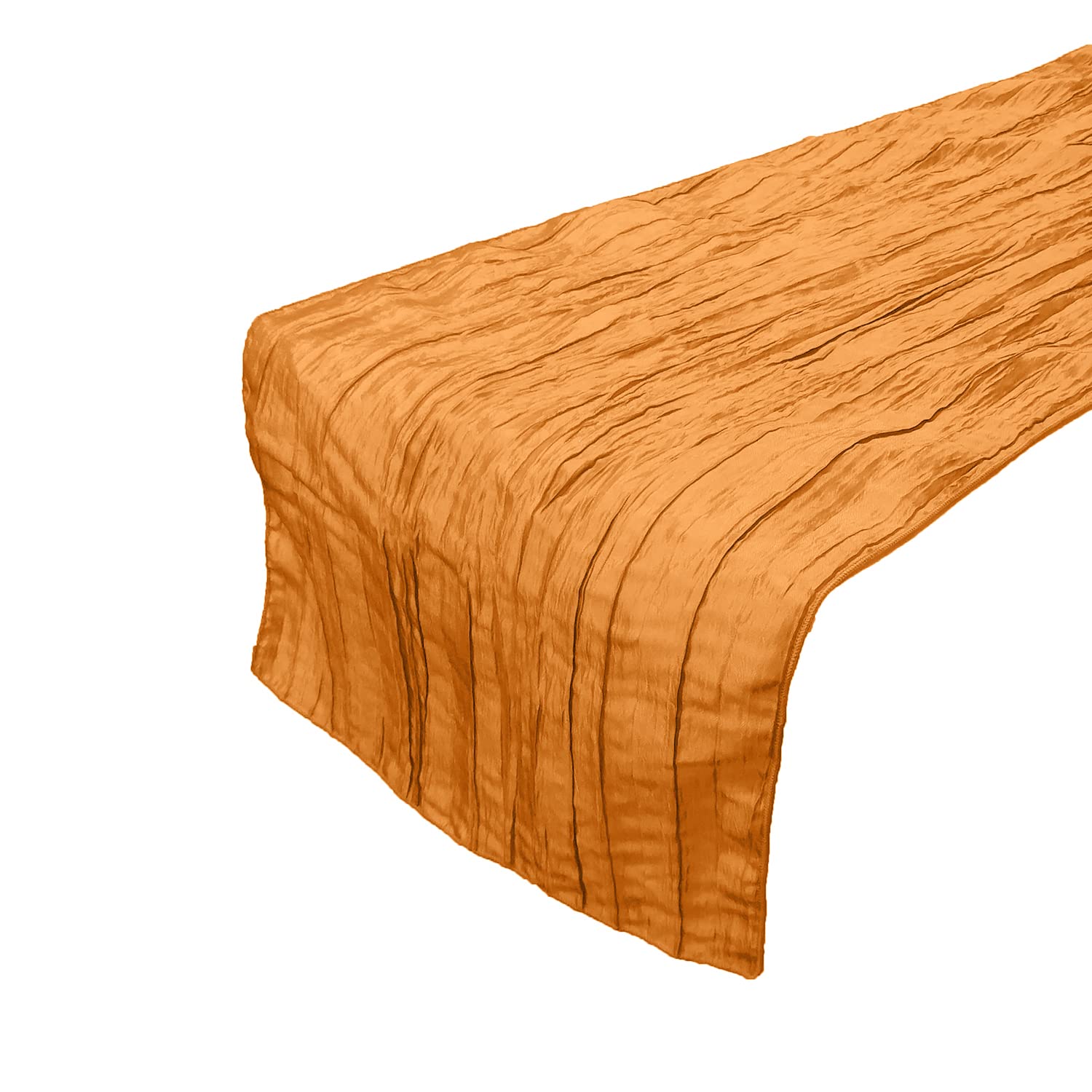 Crinkle Crushed Taffeta Table Runner - 12