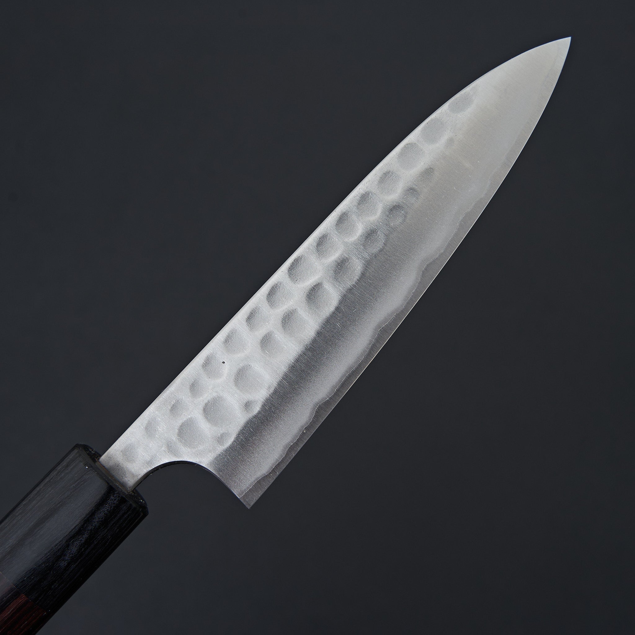 Premium Katsushige Anryu Tsuchime Petty Knife 120mm - Japanese Hand-Forged Damascus Steel Utility Knife for Precision Slicing, Peeling & Detail Work in Professional Kitchens & Home Cooking