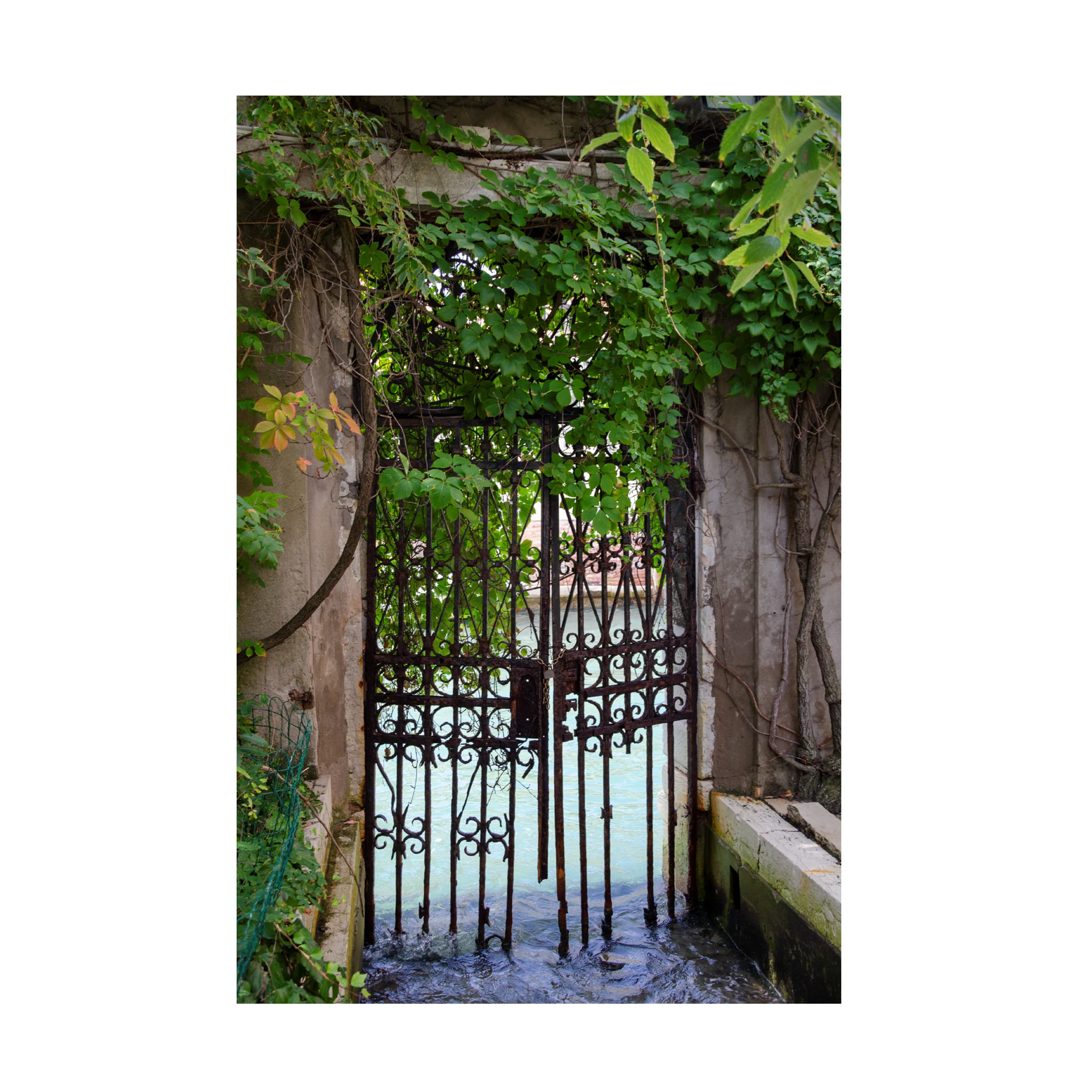 Laura DeNardo 'Elegant Canal Entrance' Canvas Wall Art Print - Handmade Home Decor for Living Room, Bedroom & Office