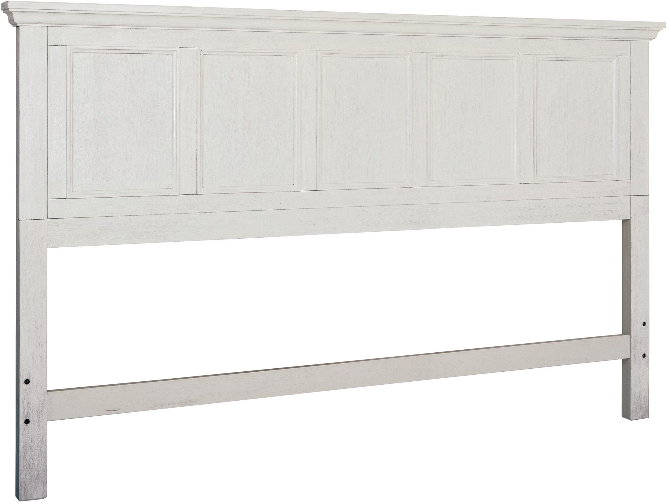 Office Star Farmhouse Basics King Bed Headboard [BP 4215 301W] - Rustic Wooden Headboard for Master Bedroom, Guest Room & Farmhouse Decor