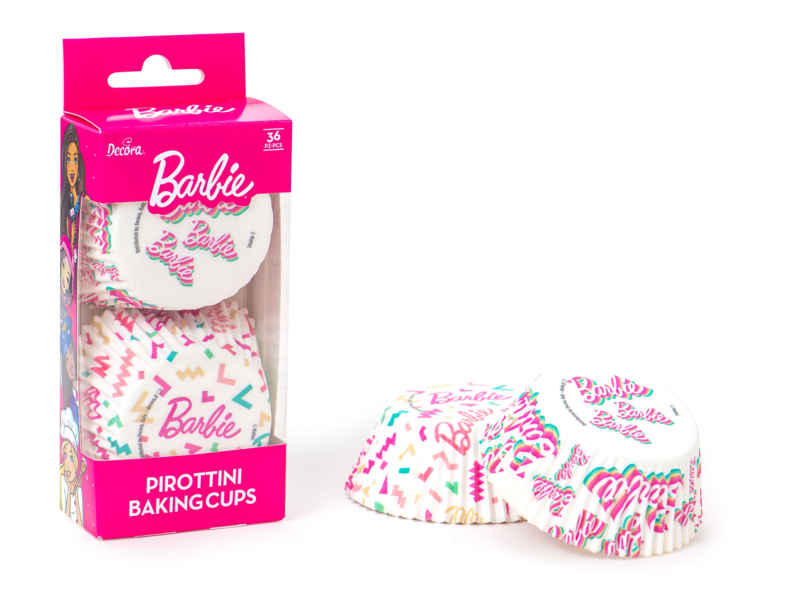 Decora Barbie Style 3-Pack Paper Cups - Cute Party Supplies for Kids Birthday, Tea Time & Home Decor