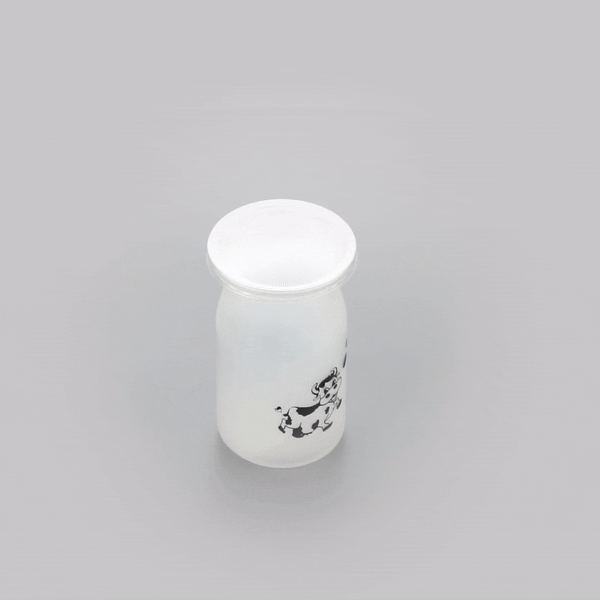 5 oz Clear Plastic Yogurt Cups with Lids - 2.25