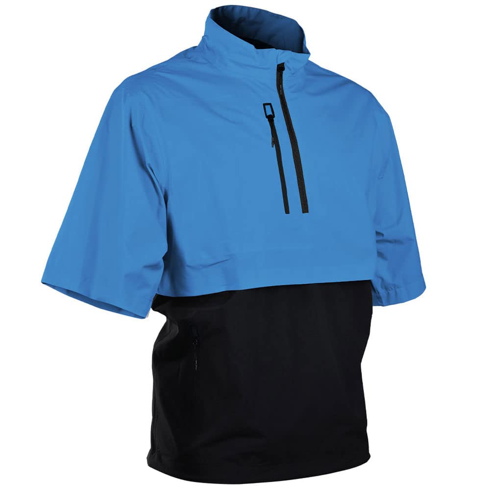 Sun Mountain 2021 Men's Stratus Short-Sleeve Golf Pullover - Lightweight & Breathable Performance Golf Shirt for Men - Perfect for Golfing, Casual Wear & Outdoor Activities