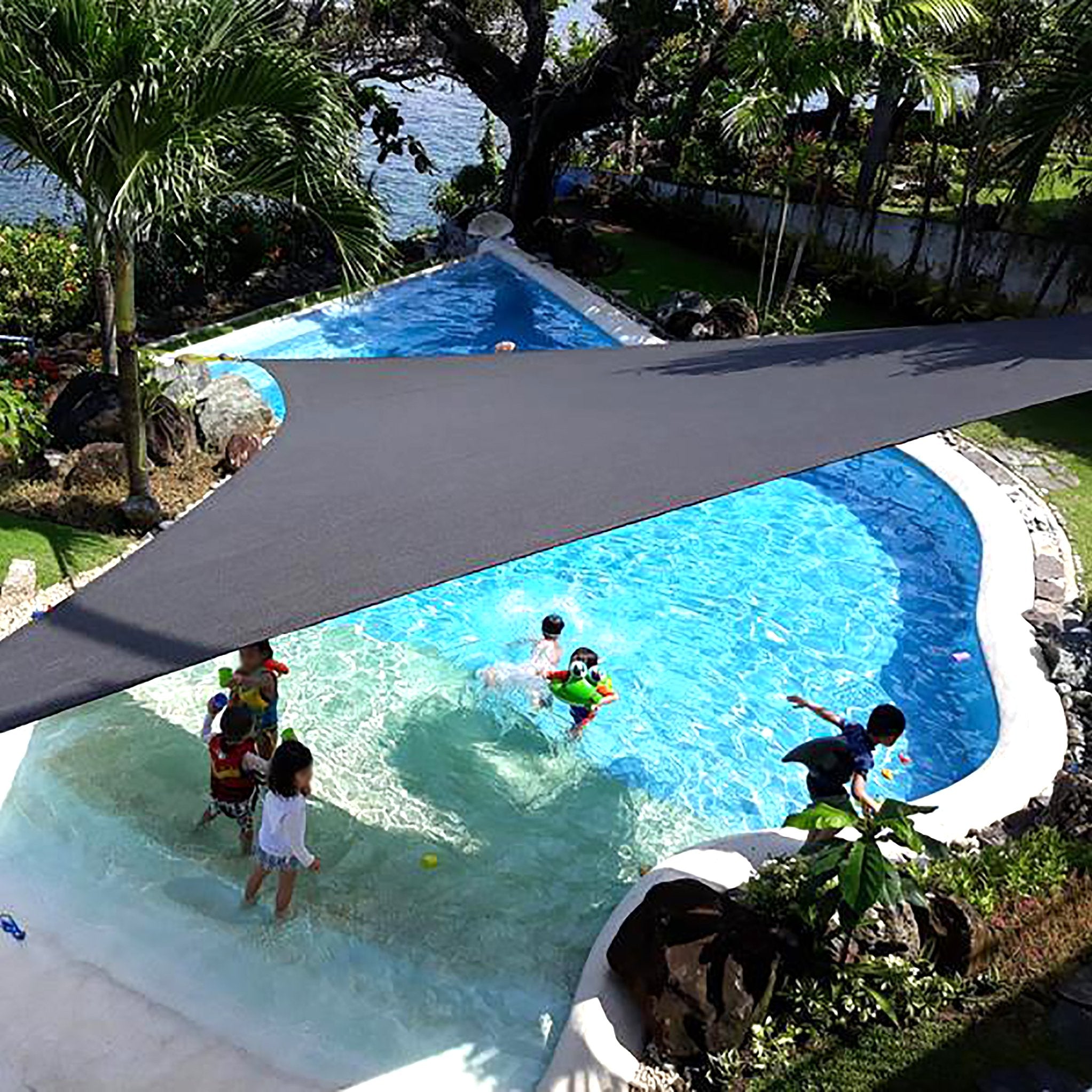 Premium Al Fresco Sail Shade PRO - 7.0 x 7.0 x 7.0 m Equilateral Triangle Sun Canopy - UV Protection Outdoor Shade Sail for Patio, Garden, and Poolside Relaxation