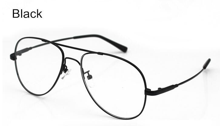 Brightzone Men's Eyeglasses - Big Round Alloy Double Bridge Frame (B1013) | Retro Style Eyewear for Men | Perfect for Reading, Driving & Fashion Accessories