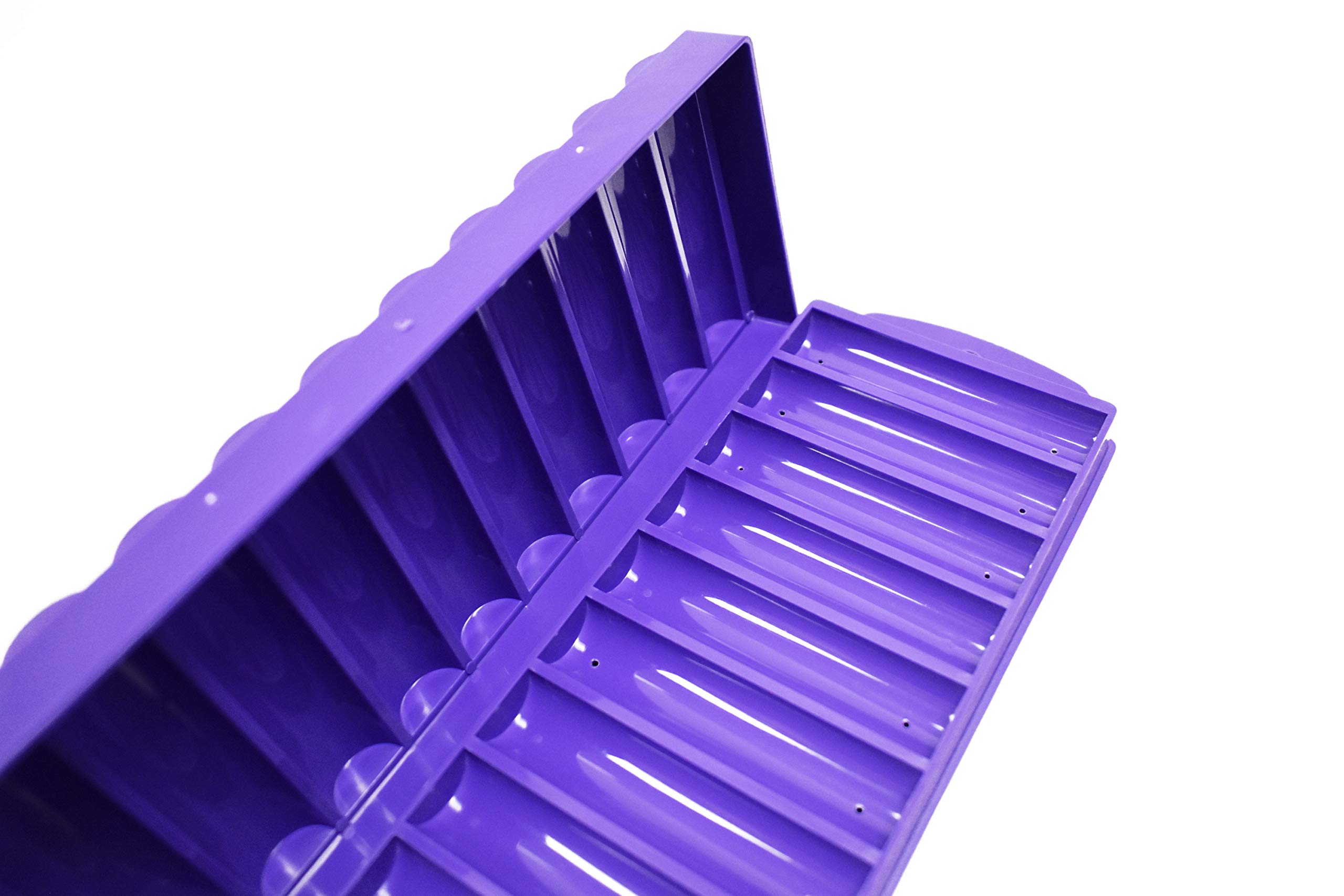 8-Piece Purple Ice Roll Tray Set for Water Bottles, Bars, Pipes & Beverages | Perfect for Cocktails, Sports Drinks & Soda | Reusable & BPA-Free | Great for Parties, BBQs & Home Use