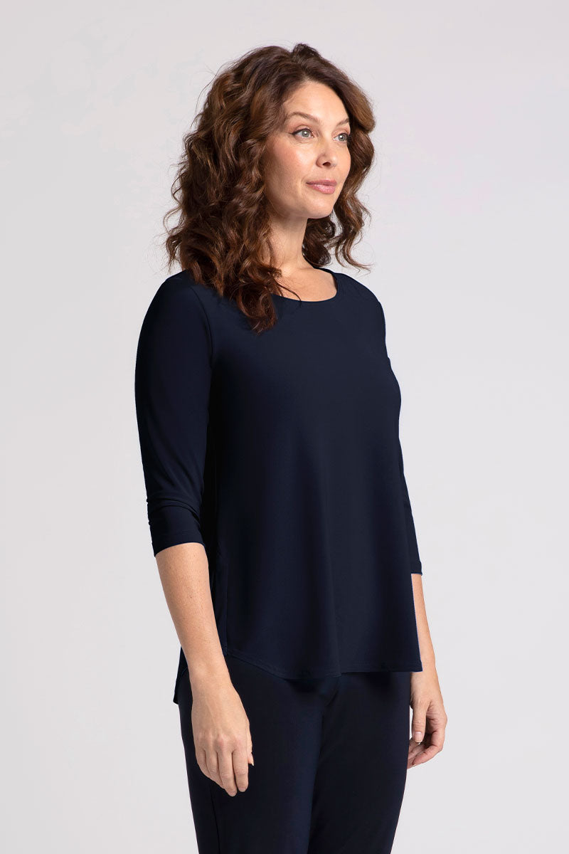 Sympli Go To Classic Tee Relax - Soft & Comfortable Women's Basic T-Shirt for Everyday Wear | Casual Outfit Essential for Work, Lounge & Weekend Outings