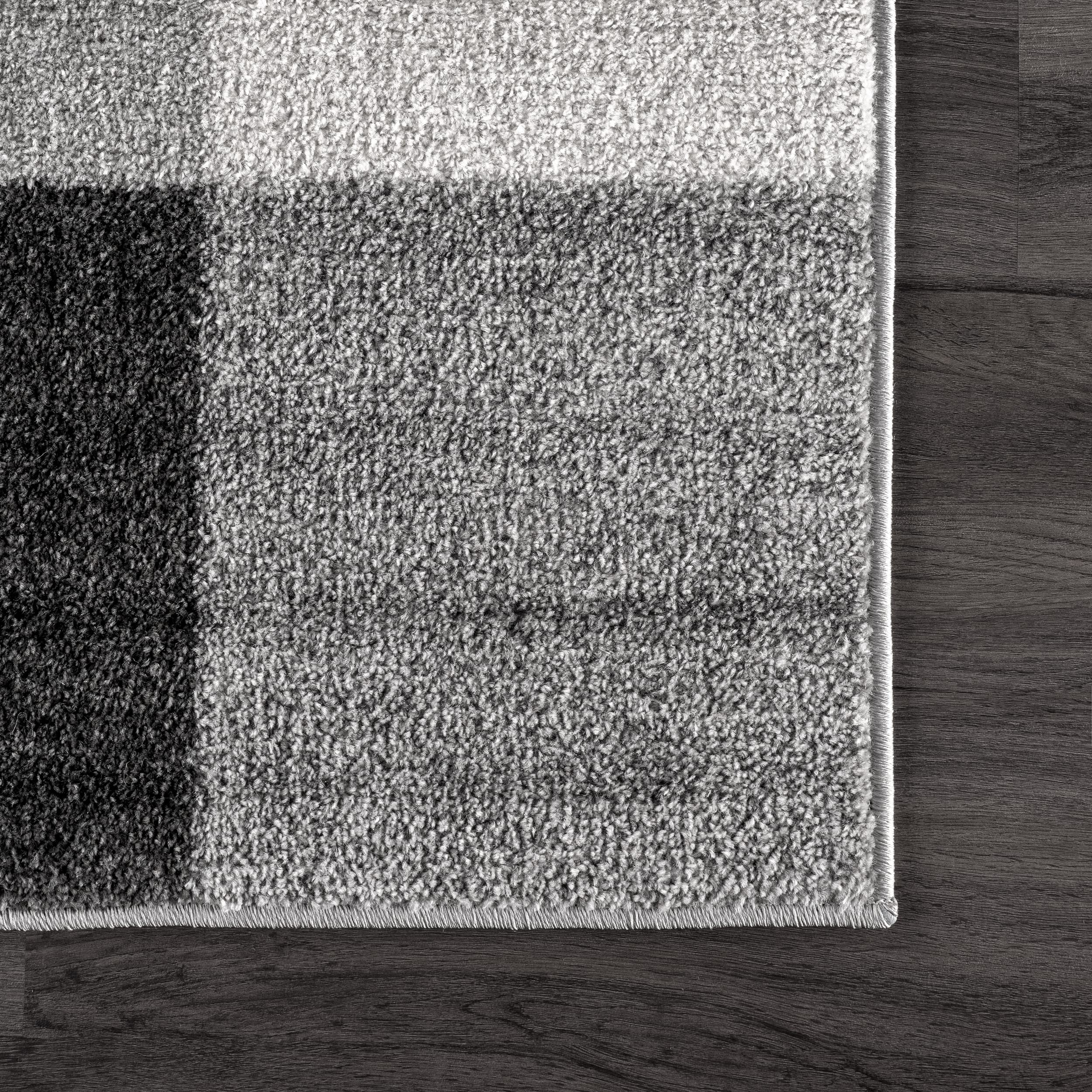 nuLOOM 3' x 5' High-Performance Indoor Area Rug - Non-Shedding, Durable Power-Loomed Carpet for Living Room, Bedroom & Home Decor - Aisha Grey Pattern - Perfect for High-Traffic Areas, Family Gatherings & Cozy Home Styling