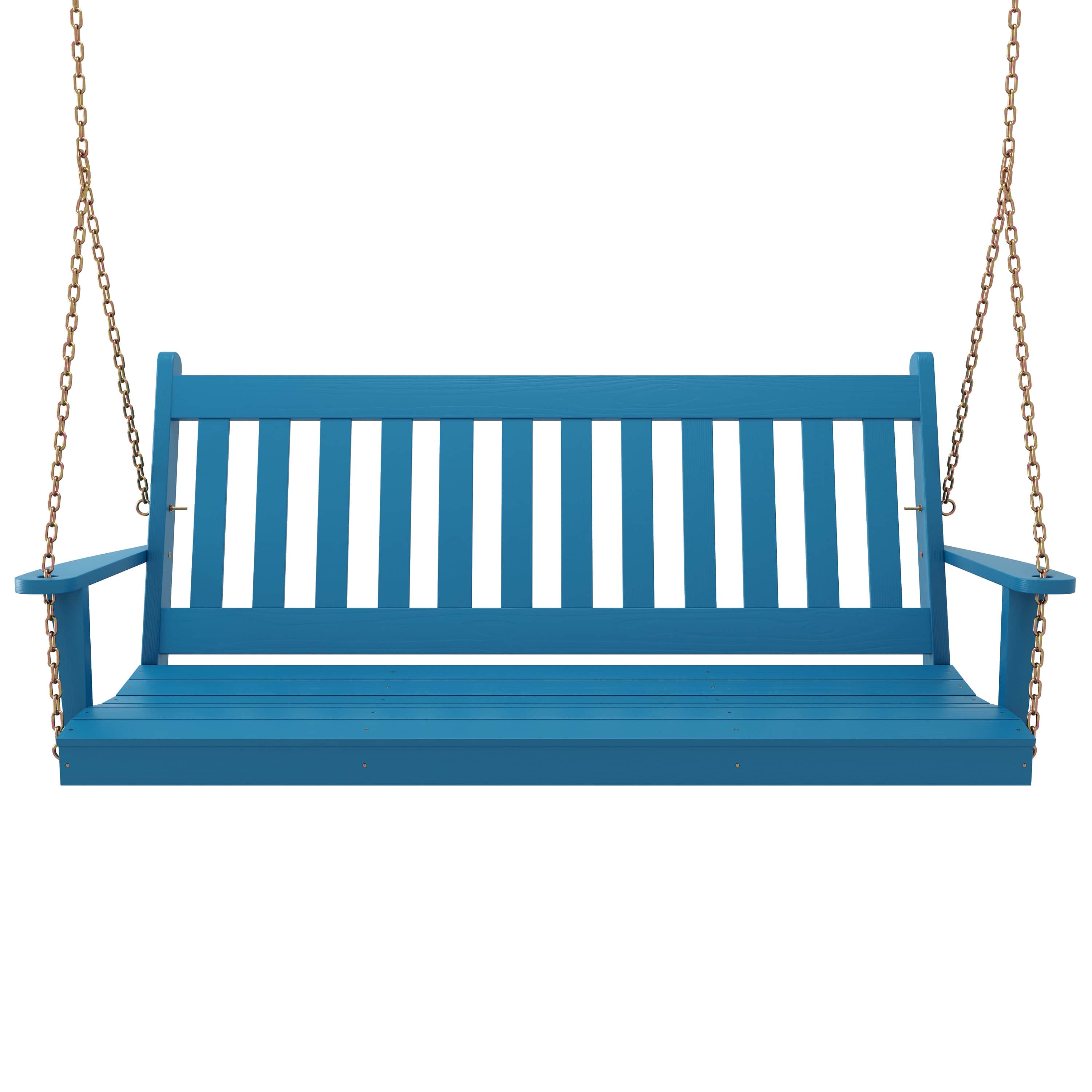 Keystone Amish Co. Franklin Porch Swing - Heavy Duty Cedar Wood Outdoor Swing with Weather-Resistant Finish - Perfect for Backyard, Garden, and Patio Relaxation