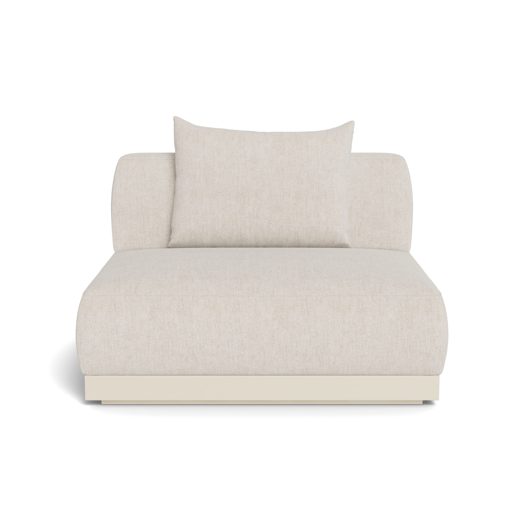 Amalfi Swivel Armless Chair - Modern Accent Chair for Living Room, Bedroom, Office - 360-Degree Rotation, Comfortable Upholstered Seat - Perfect for Small Spaces, Reading Nook, or Lounge Area