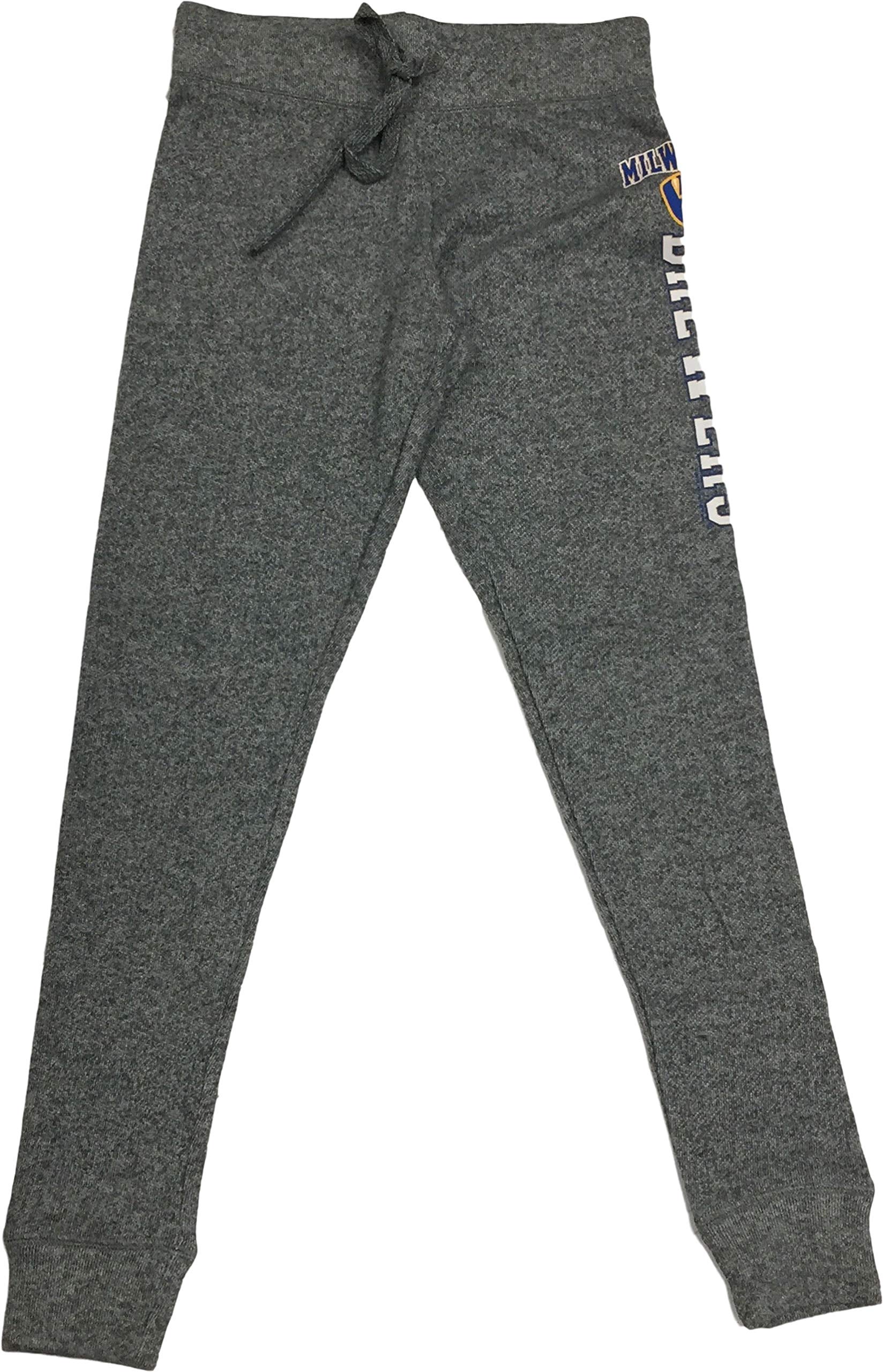 Milwaukee Brewers Women's Lounge Pants - Soft Comfortable Sleepwear & Casual Pajama Pants for Women (Medium 8/10) - Perfect for Home Relaxation, Lounging & Game Day Outfits