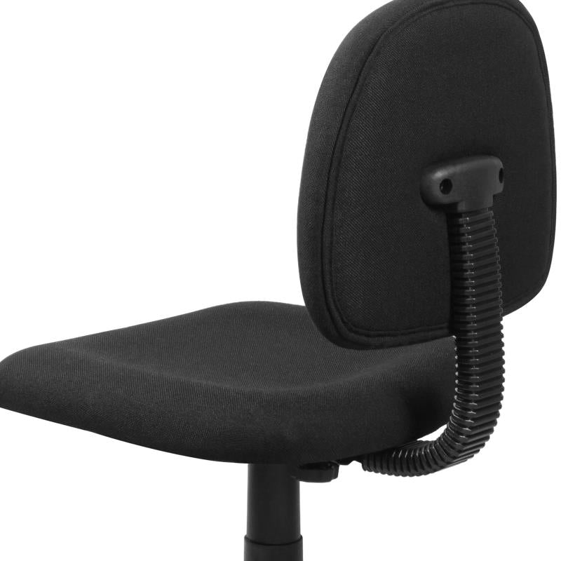 BT 660 Flash Mid Fabric Swivel Armless Task Office Chair - Ergonomic Desk Chair for Home & Office Workspace, Study, Gaming, and Conference Rooms