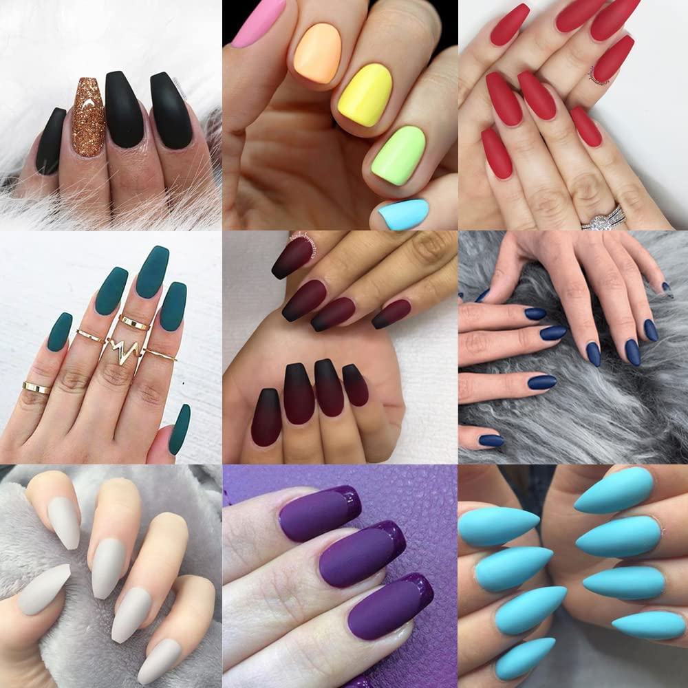 ForSure® Ice Matte Nail Polish Set - 12 Piece Multicolor Nail Paint Kit with Long Lasting Formula (FSMNP_12) | Perfect for Salon, Home Manicures & Gift Giving