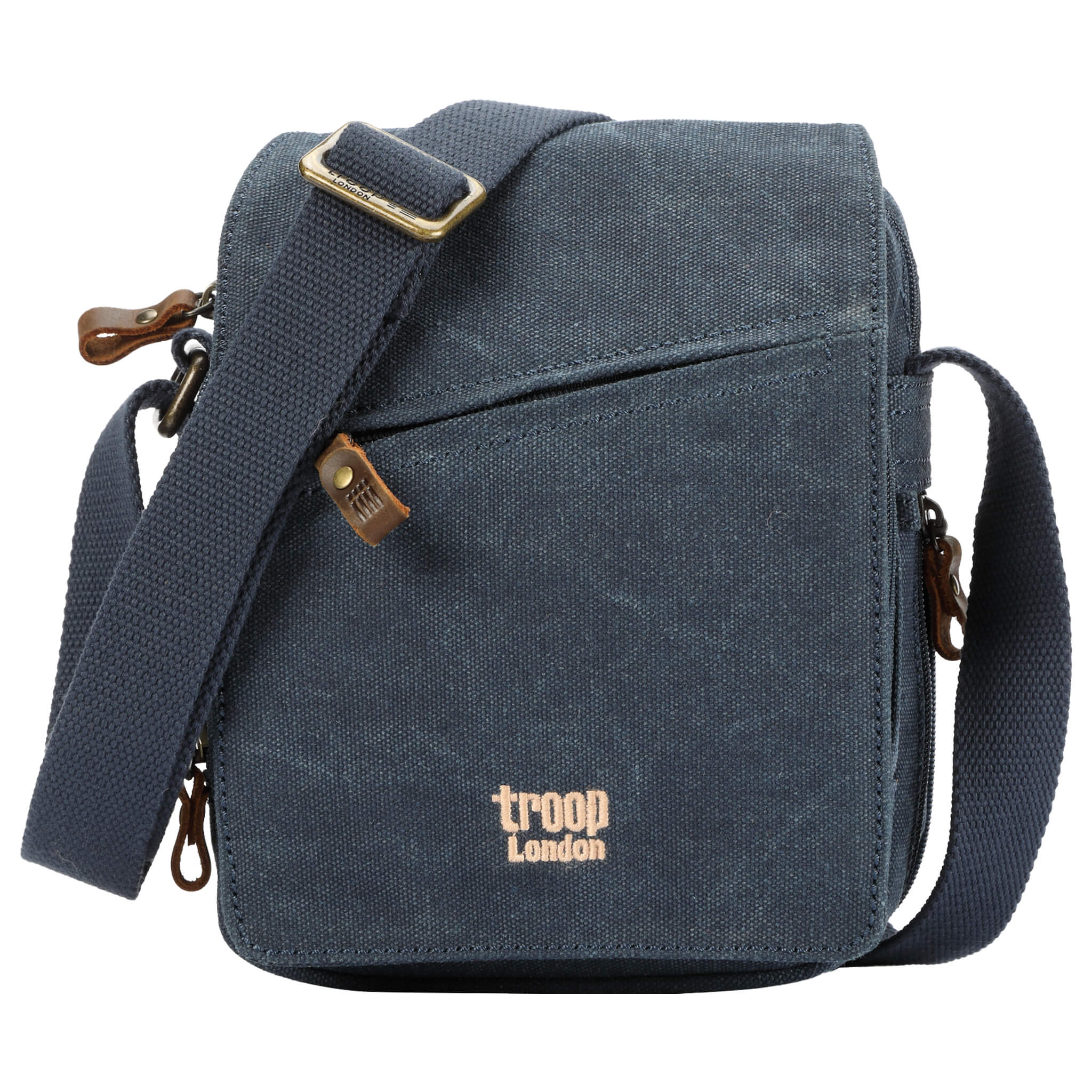 TRP0239 Troop London Classic Canvas Crossbody Bag - Stylish & Durable for Travel, Work & Everyday Use