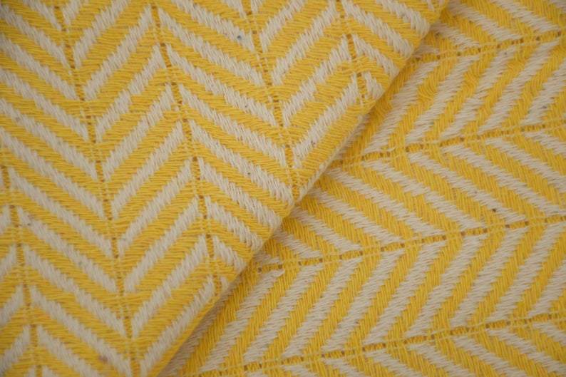 Bright Yellow 100% Cotton Round Beach Towel - Soft, Absorbent & Quick-Drying for Pool, Sand & Sunbathing - Perfect for Summer Vacations & Beach Outings