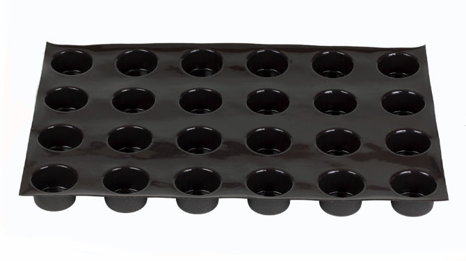 Flexipan Silicone Baking Molds - Set of 24 Cylinder Forms for Professional Pastry, Bread & Dessert Making | Perfect for Home Bakers & Commercial Kitchens