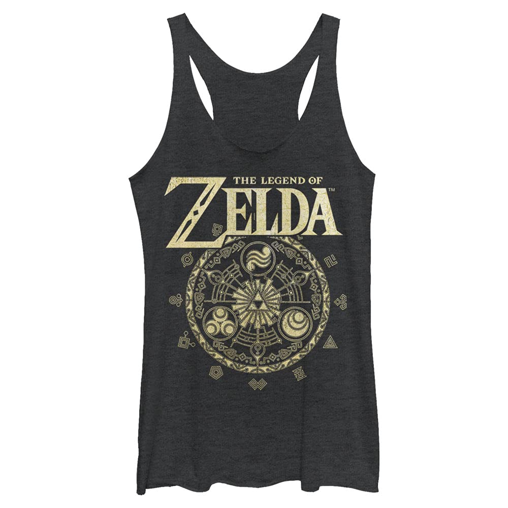 Nintendo Zelda Legend of Breath of the Wild Women's Racerback Tank Top - Comfortable Gaming Apparel for Cosplay, Conventions & Casual Wear