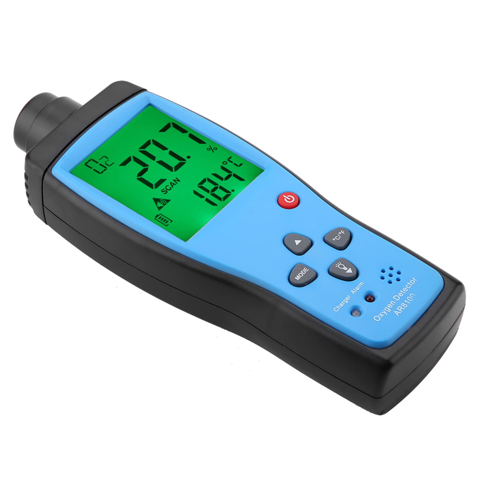 Portable O2 Detector - Handheld Oxygen Gas Tester with LCD Display & Quick Response | Accurate Air Quality Monitor for Home, Office & Industrial Use | Ideal for Safety Checks, HVAC Maintenance & Workplace Compliance