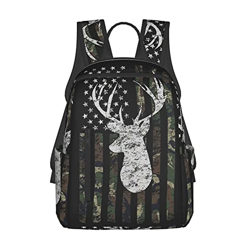 Deer Camo Camouflage American Flag Hunting