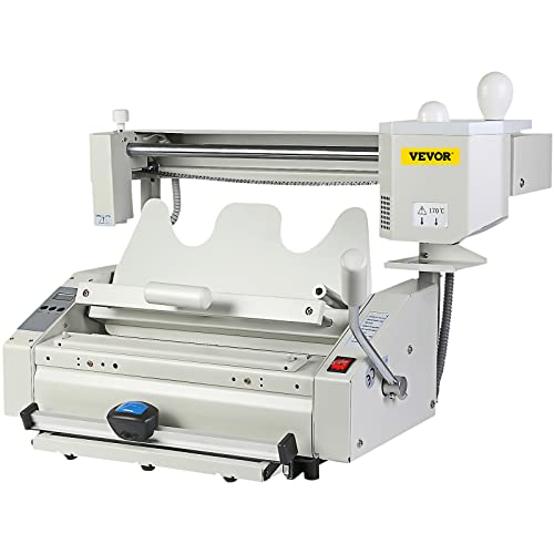 Wireless Hot Glue Book Binding Machine - Manual A4 Book Binder 110V with Milling Spine Rougher for DIY Notebooks, Photo Albums & Paper Books - Perfect for Home Office, School Projects & Crafting (White)
