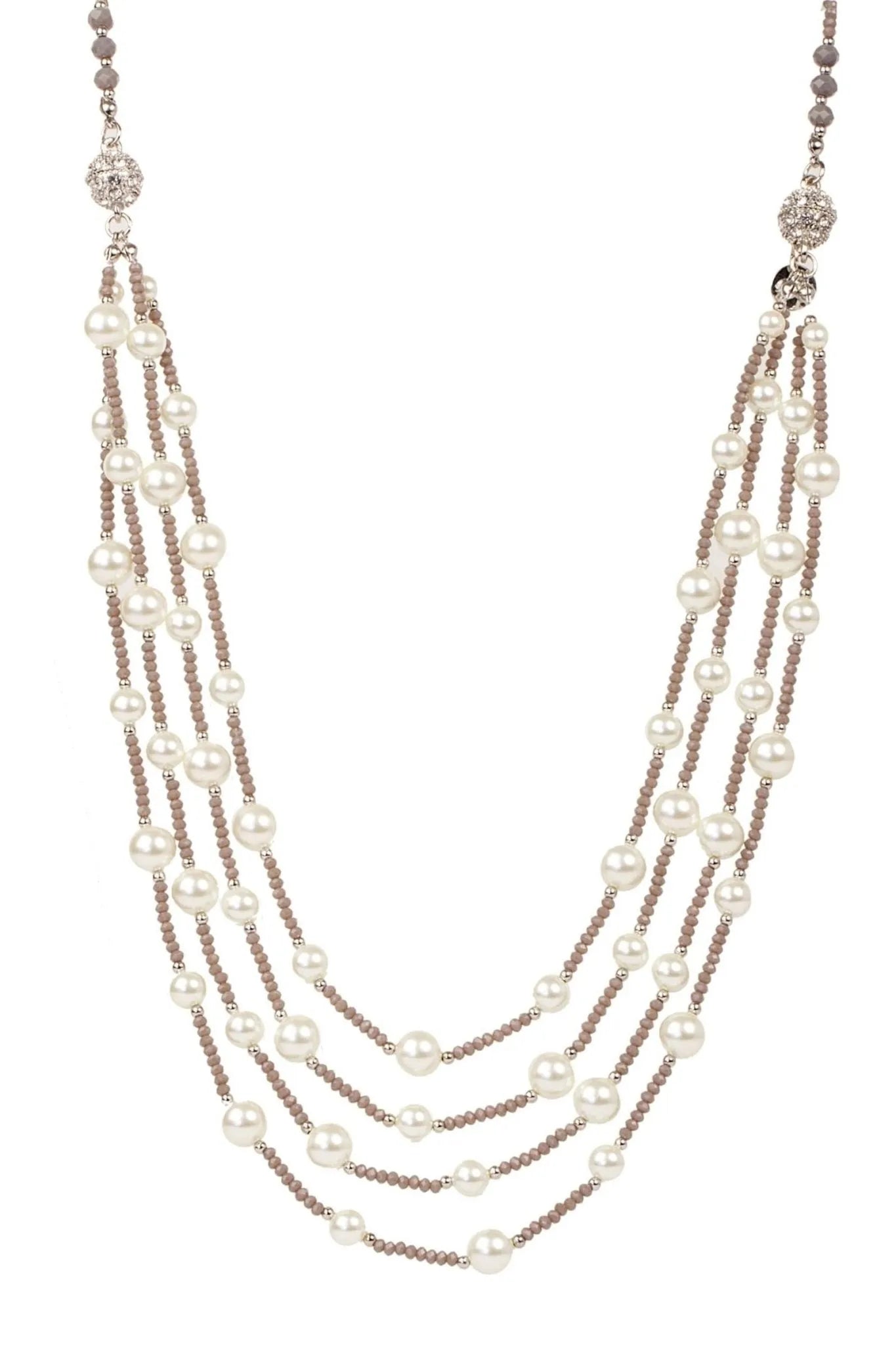 Elegant Convertible Layered Pearl Necklace for Women - Perfect for Weddings, Parties & Everyday Wear