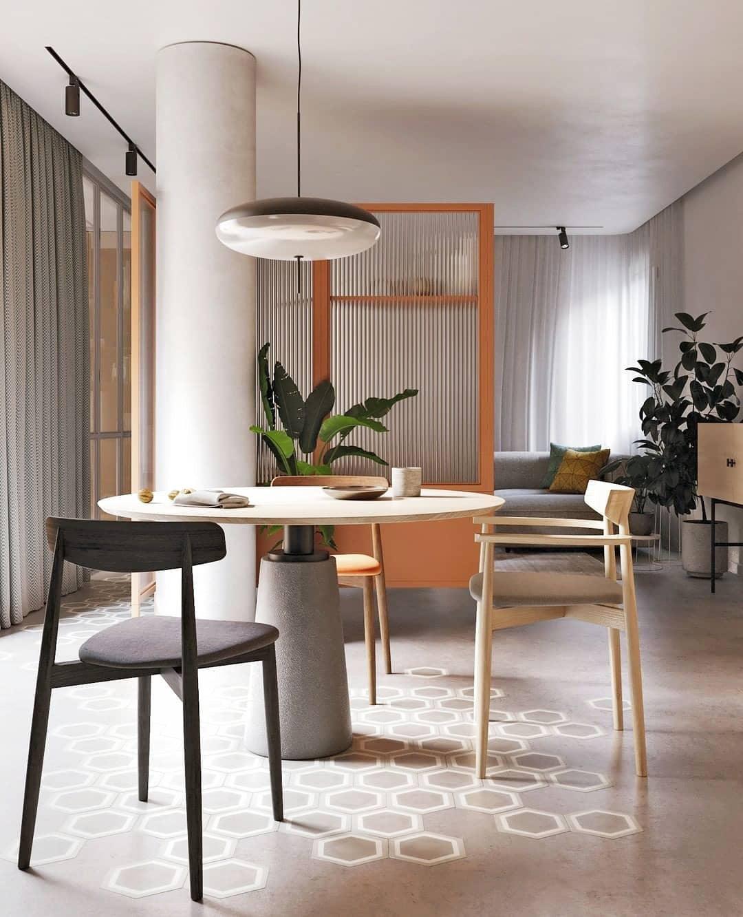 Modern 2065 Pendant Light - Stylish Hanging Lamp for Kitchen Island, Dining Room & Living Room Decor - Dimmable LED Ceiling Light Fixture
