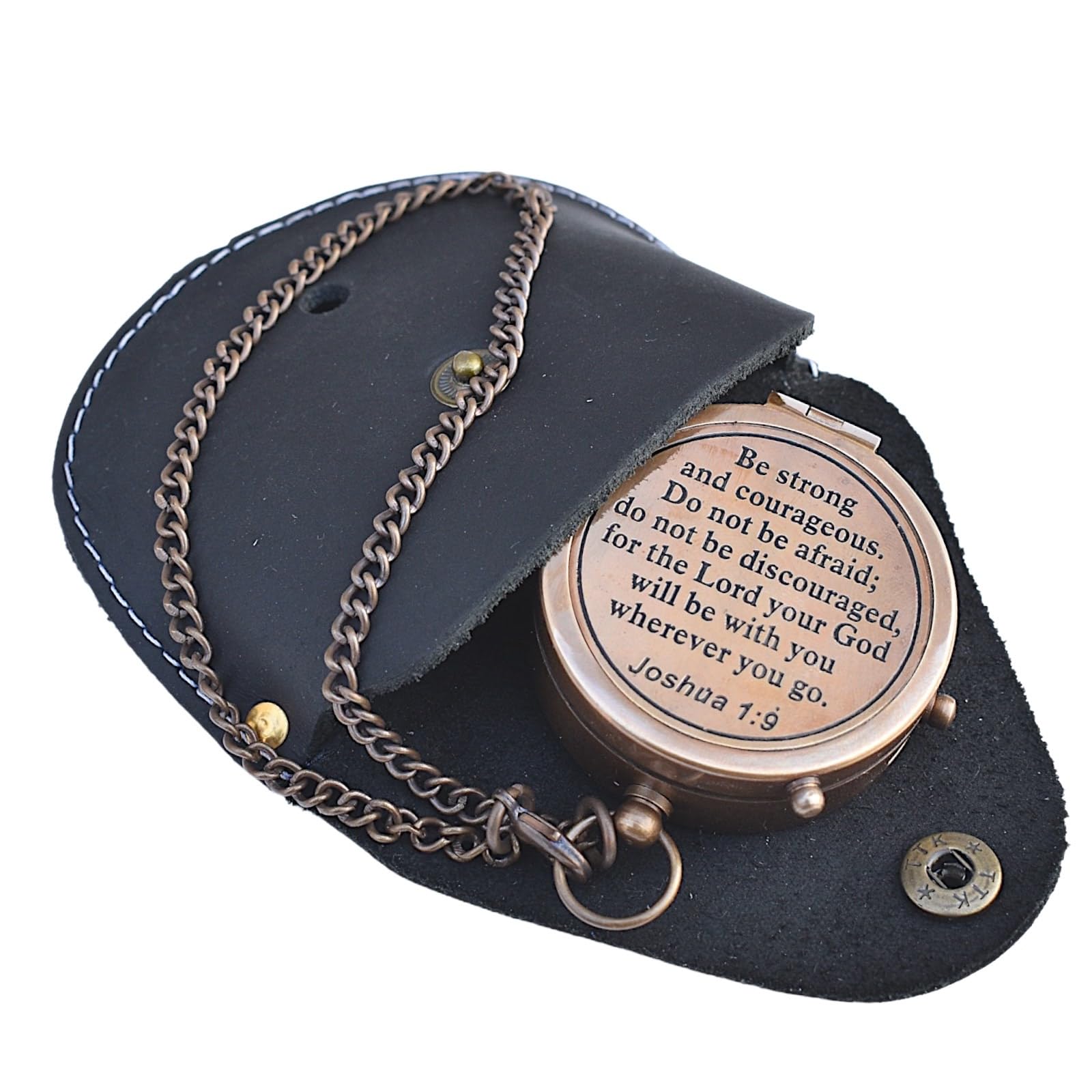 Personalized Engraved Compass Gift for Men & Boys - First Communion, Baptism, Confirmation & Missionary Religious Gifts - Perfect for Outdoor Adventures, Travel & Faith-Based Occasions