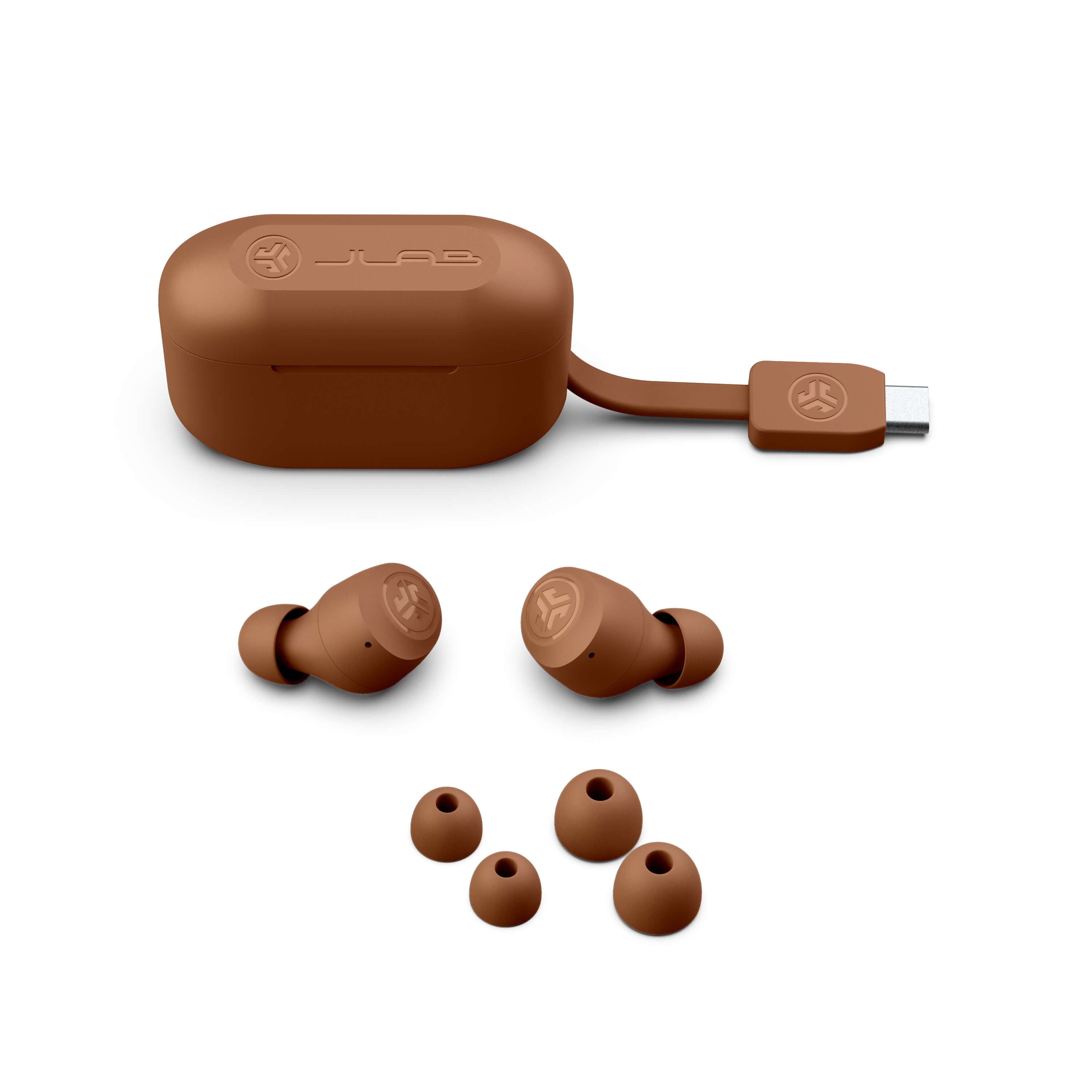Go Tones+ True Wireless Earbuds 1615C - Bluetooth 5.0 Stereo Headphones with Noise Cancellation, 30H Playtime, IPX7 Waterproof for Running, Gym, Workout & Travel