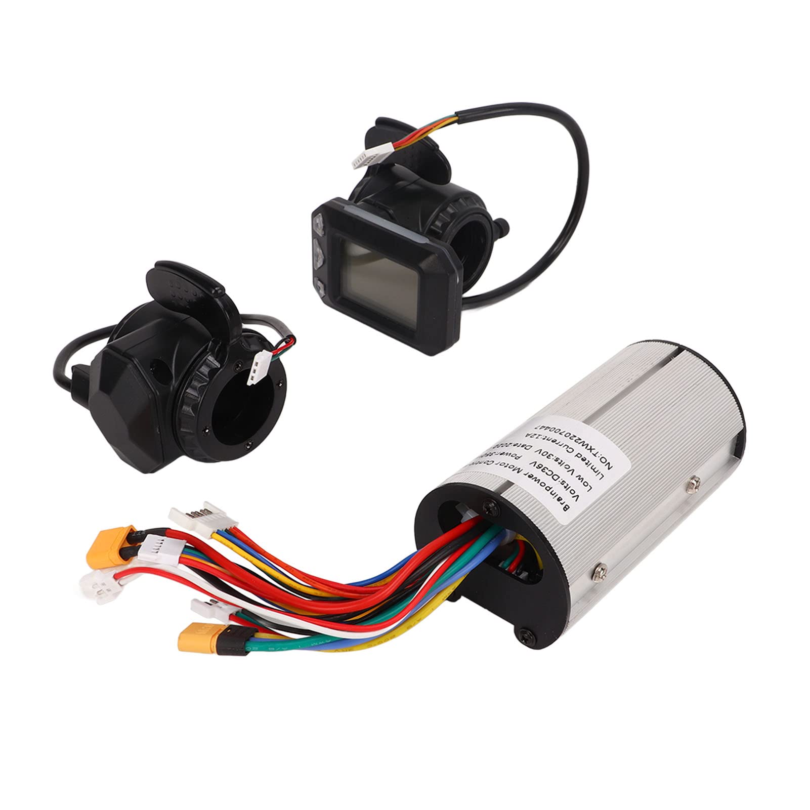 36V 350W Brushless Motor Controller Kit with LCD Display - Waterproof E-Bike & Scooter Speed Controller for Electric Bicycles, Scooters - Perfect for Commuting, Off-Road Adventures & Urban Transportation